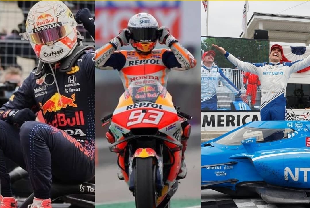 Honda, ganador en Fórmula 1, Moto GP e Indycar.