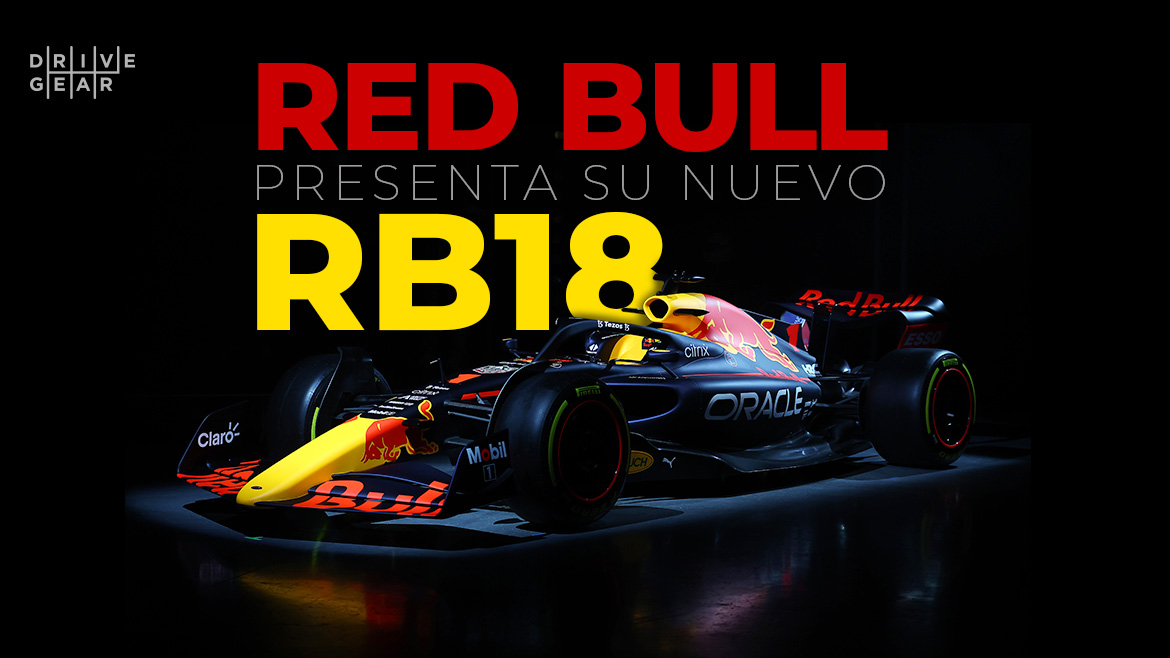Esté es el nuevo RB18 de Red Bull Racing.
