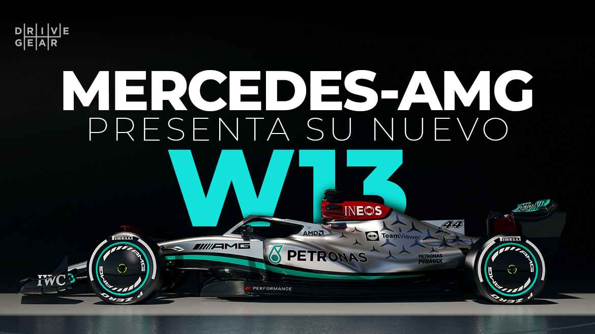 El nuevo Mercedes AMG F1 W13 se revela.