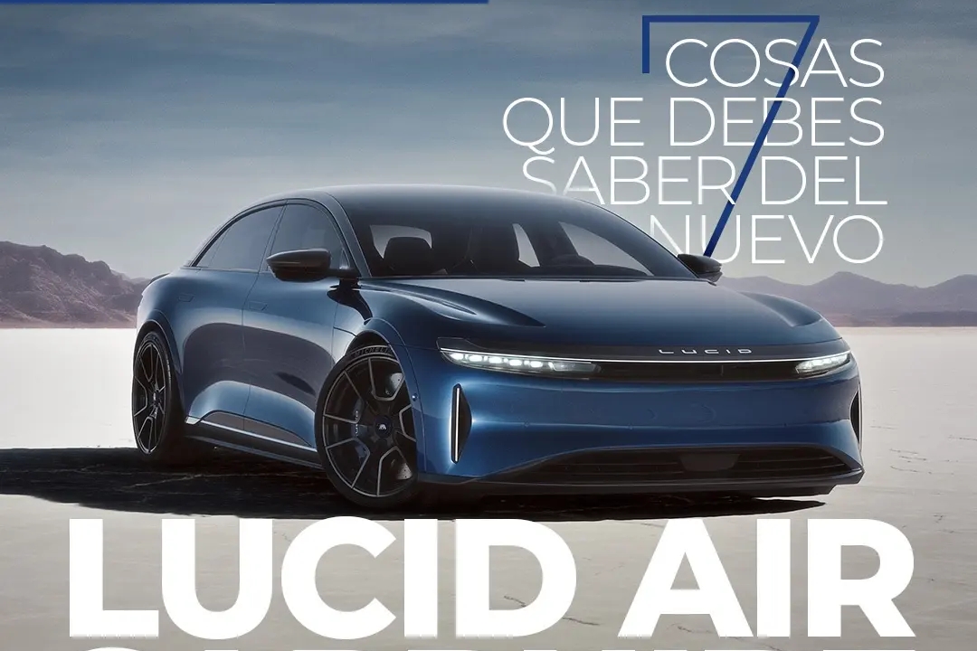 7 cosas que debes saber del nuevo Lucid Air Sapphire.