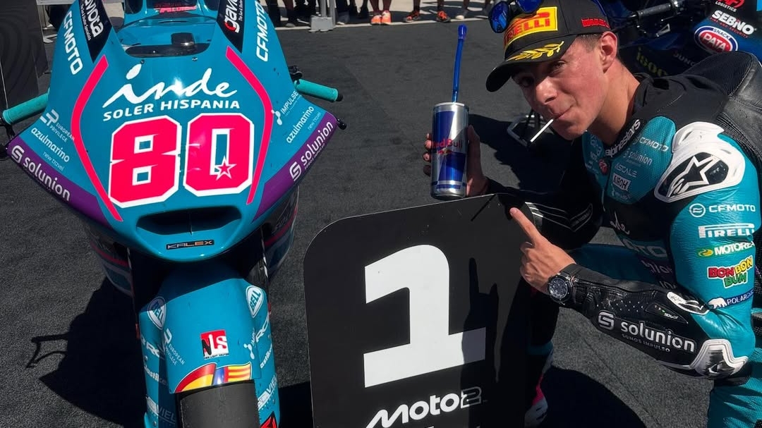 David Alonso logra su primera victoria en Moto2